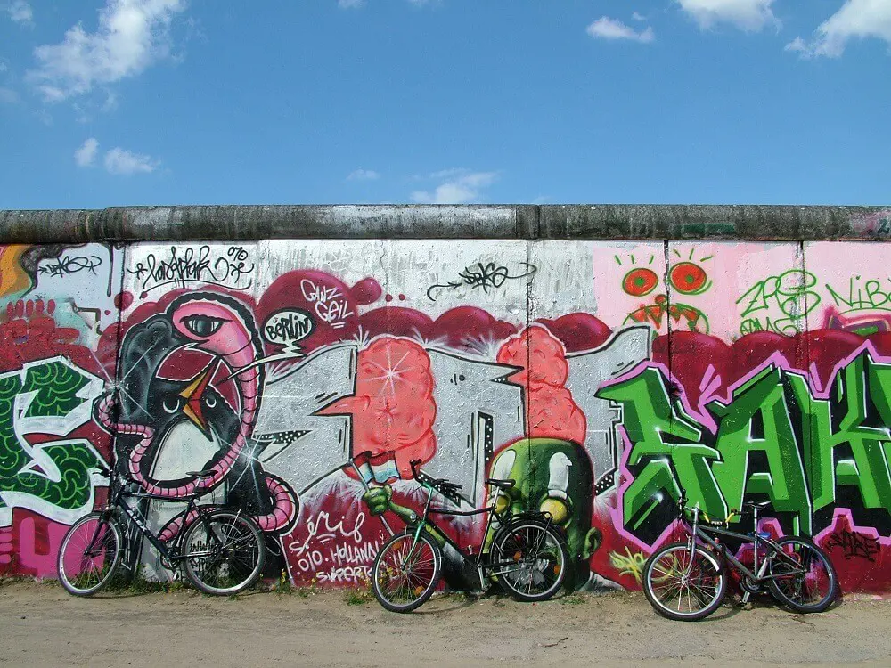 Berlin Wall Art History Bikes